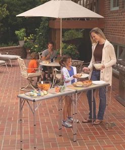 Coleman 4-in-1 Outdoor Folding Table, Lightweight Camping Table with 3 Adjustable Heights & Carry Handle, Great for Patio/Deck, Camping, Tailgating, & More 2