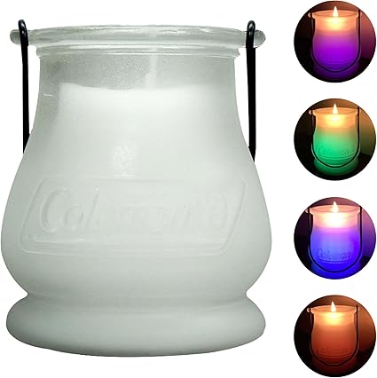 Coleman Color Changing LED Citronella Outdoor Scented Candle Coleman Color Changing LED Citronella Outdoor Scented Candle