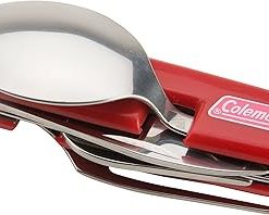 Coleman Camping Utensil Set, Stainless Steel 4-in-1 Tool: Fork, Knife, Spoon & Bottle Opener for Outdoor Meals, Ideal for Camping, Backpacking, Tailgating & Adventures