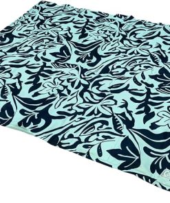 Coleman Medium Navy Botanical Pattern Reversible Cooling Mat – 24” x 30”