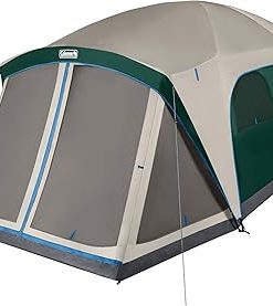 Coleman Camping Tent | Skylodge 12 Person Tent | Screen Room, Evergreen