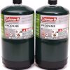 Coleman 2 Pack Propane Fuel Tank - 16 oz, Green, Steel