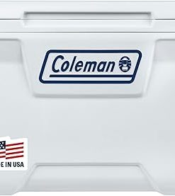 Coleman Marine Cooler with Fully Insulated UV Guard Lid & Body, Keeps Ice for 3+ Days, Great for Boating & Fishing, 52qt/100qt Wheeled/120qt Options