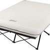 Coleman ComfortSmart Glamping Cot with Sleeping Pad Folding Steel Cot with Thick Mattress Pad for Comfortable Sleeping Deluxe Size Available for Big & Tall Adults 4