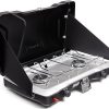 Coleman Triton 2-Burner Propane Stove, Portable Camping Cooktop with 2 Adjustable Burners & Wind Guards, 22,000 BTUs of Power 4