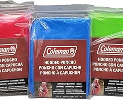 Coleman 2158003 Emergency Poncho, 1 Size Fits All, 40 x 50.5-in. x .02-Mm. – Quantity 6 2