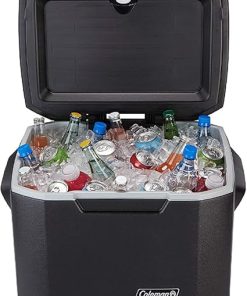 Coleman Xtreme 50qt Wheeled Cooler, Extra-Walled Insulation Keeps Ice up to 5 Days, Portable Rolling Hard Chiller 2