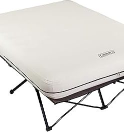 Coleman Camping Cot Air Mattress & Pump Combo Folding Camp Cot & Air Bed with Side Table & Battery-Operated Pump Great for Comfortable Outdoor Sleeping & Camping 2