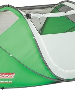 Coleman Pop-Up Instant Tent Sets Up in 10 Seconds, Portable & Lightweight 2/4 Person Tent with Adjustable Rainfly 2