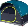 Coleman 4/6/8/10 Person Skydome Dark Room Tent with Rainfly, 5 Minute Setup, Blocks 90% of Sunlight, 20% More Headroom Than Traditional Tents