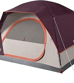 Coleman SKYDOME Tent, Adult, Unisex, BlackBerry, 4-Person