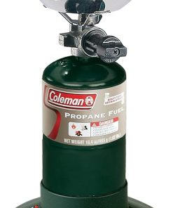 Coleman Bottletop Propane Camping Stove Portable 1-Burner Adjustable Stove with Wind Baffles Pressure Regulator and 10000 BTUs of Power; Ideal for Camping Hiking Backpacking & More