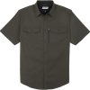Coleman Men's Short Sleeve Stretch Ripstop Utility Shirt - Button Down Outdoor Work Shirts for Men
