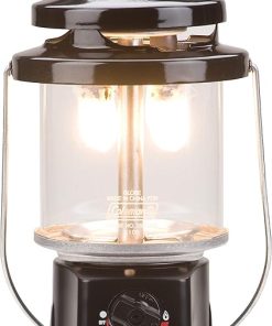 Coleman 1000 Lumens Deluxe Propane Lantern Gas Lantern with Adjustable Brightness Pressure Control Carry Handle and Mantles Included 2