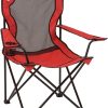 Coleman Portable Quad Camping Chair with 4-Can Cooler, Cushioned Seat & Back with Side Pockets & Cup Holder, Carry Bag Included 3