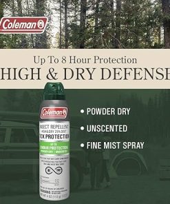 Coleman Tick Repellent Spray – 25% DEET Insect Repellent Spray Offers Strong Protection Against Ticks and Mosquitoes, Ideal for Camping, Hiking and Outdoor Activities, 4oz 2