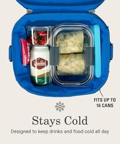 Coleman Pro 16-Can Premium Soft Cooler Lunchbox, Fully Insulated Lid & Body Stays Cold up to 30 Hours 2