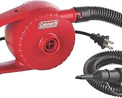 Coleman Universal Electric Air Pump, 120-Volt, Inflates & Deflates, including Extension Hose, Boston & Pinch Valve Adapters, Perfect for Airbeds, Inflatables, Sports Equipments, and Party Decors