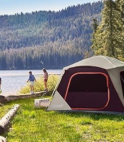 Coleman Skylodge 10-Person Family Tent Weatherproof XL Tent with Rainfly & Room Divider Fits 4 Queen-Sized Airbeds Made of PFAS-Free Materials 2
