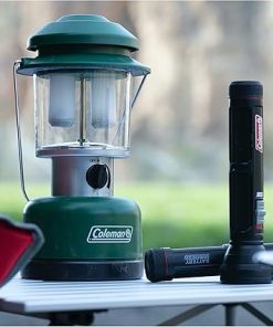 Coleman 390 Lumens Twin LED Lantern 4 Lifetime LED Bulbs Provide Efficient & Energy-Saving Light Customizable Brightness Settings & Water-Resistant Design 2