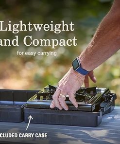 Coleman Classic 1-Burner Butane Stove Portable Camping Stove with Carry Case & Push-Button Starter Includes Precise Temperature Control & 7650 BTUs of Power for Camping Tailgating & More 2