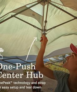 Coleman Oasis Instant Pop-Up Canopy Tent with Side Wall Attachment, 13x13ft Portable Shelter with Simple Setup & Takedown, Wheeled Carry Bag Included 2