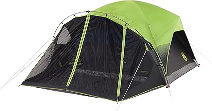 Coleman Carlsbad Dark Room Tent with Screened Porch 4/6 Person Tent Blocks 90% of Sunlight to Keep Inside Cool Weatherproof with Easy Setup Made of PFAS-Free Materials Coleman Carlsbad Dark Room Tent with Screened Porch 4/6 Person Tent Blocks 90% of Sunlight to Keep Inside Cool Weatherproof with Easy Setup Made of PFAS-Free Materials