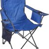 Coleman Forester Outdoor Seating Set, Bucket Chair/Deck Chair/Sling Chair/Footstool Options, Versatile Design with Steel Frame & Carry Bag Included; Great for Camping, Tailgating, & Lounging 4