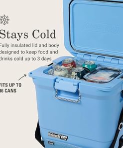 Coleman Pro 25qt Ultra-Light Premium Hard Cooler, Extra-Thick Insulation Keeps Ice up to 3 Days, 36-Can Capacity 2