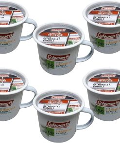 Coleman Repellents Tin Mug Outdoor Citronella Candle | Pine Scented Outdoor Camping Candle 2