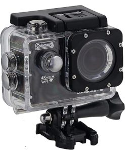 Coleman CX14WP Conquest3 4K Ultra HD Action Camera with Waterproof Housing & Mounts, Black