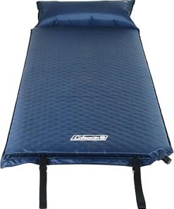 Coleman Self-Inflating Sleeping Pad with Pillow, Lightweight Inflatable Camp Pad with Extra Padding & Quick Deflation, No Air Pump Needed, Great for Camping, Backpacking, Traveling, & More 2