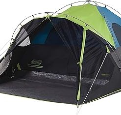 Coleman Carlsbad Dark Room Tent with Screened Porch 4/6 Person Tent Blocks 90% of Sunlight to Keep Inside Cool Weatherproof with Easy Setup Made of PFAS-Free Materials 2