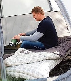 Coleman Heritage Big & Tall Cold-Weather Sleeping Bag – 10F Camping for Adults, Comfortable & Warm Flannel for Outdoor Use, Fits Adults up to 6ft 7in Tall 2