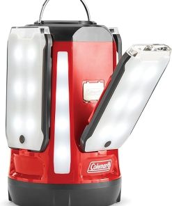 Coleman Multi-Panel LED Lantern: Rechargeable Water-Resistant Magnetic Light Panels Built-In Flashlight USB Charging Port; Excellent for Camping Hunting Emergencies etc 2