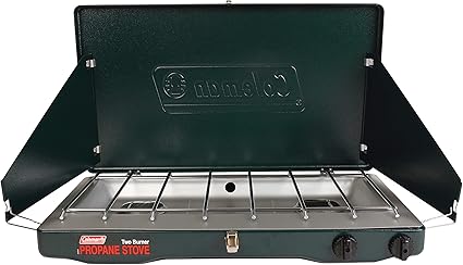 Coleman Gas Camping Stove | Classic Propane Stove, 2 Burner, 4.1 x 21.9 x 13.7 Inches Coleman Gas Camping Stove | Classic Propane Stove, 2 Burner, 4.1 x 21.9 x 13.7 Inches