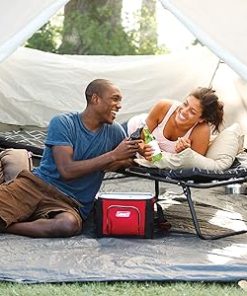 Coleman ComfortSmart Glamping Cot with Sleeping Pad Folding Steel Cot with Thick Mattress Pad for Comfortable Sleeping Deluxe Size Available for Big & Tall Adults 2