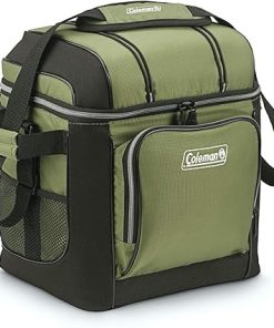 Coleman Chiller Series Insulated Portable Soft Cooler, Leak-Proof 30 Can Capacity Ice Cooler with Ice Retention