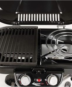 Coleman Roadtrip Swaptop Steel Stove Grate Rust-Resistant Steel Cooktop for Coleman Roadtrip Grills Easily Fits 12-in. Pan Great for Camping Tailgating Grilling & More 2
