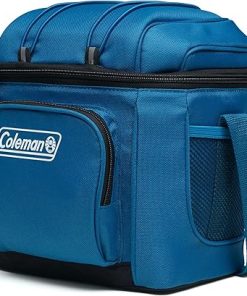Coleman Chiller Insulated Soft Cooler, Leakproof 9/16/30 Can Cooler with 12+ Hour Ice Retention, Made with Recycled Materials, Great for Lunch, Camping, Beach, Pool, Sports, & More 2
