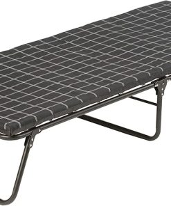 Coleman ComfortSmart Glamping Cot with Sleeping Pad Folding Steel Cot with Thick Mattress Pad for Comfortable Sleeping Deluxe Size Available for Big & Tall Adults