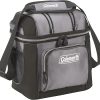 Coleman 9-Can Soft Cooler Lunchbox with Removable Liner, Leakproof Portable Cooler with Storage Pockets & Adjustable Strap, Great for Camping, Tailgating, Parties, Sports, Concerts, Lunches & More