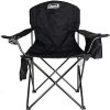Coleman Broadband Mesh Quad Camp Chair with Carry Bag & Cup Holder, Cooling Mesh Back with Adjustable Arms 4