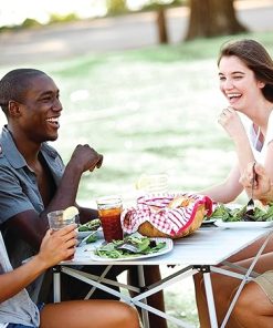 Coleman Outdoor Compact Folding Table Sturdy Aluminum Camping Table with Snap-Together Design Seats 4 & Carry Bag Included; Great for Camping Tailgating Grilling & More 2