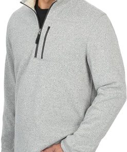 Coleman Men’s Lightweight 1/4 Zip Sweater Fleece with Sherpa Collar – Comfortable Quarter Zip Design for Everyday Wear 2