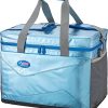 Coleman Chiller Series Insulated Portable Wheeled Soft Cooler, Leak-Proof 42 Can Capacity Cooler with Heavy Duty Wheels and Handle and Ice Retention 4