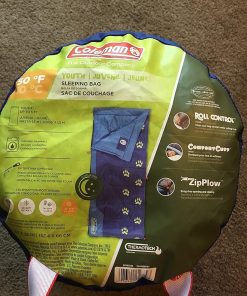 Coleman Youth Juvenile 50 Degree Sleeping Bag -BLUE