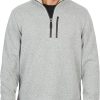 Coleman Men's Lightweight 1/4 Zip Sweater Fleece with Sherpa Collar - Comfortable Quarter Zip Design for Everyday Wear