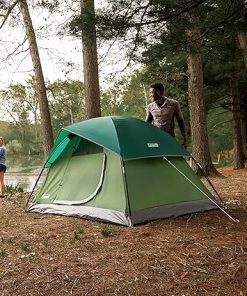 Coleman Sundome 2-Person Tent with Rainfly, Weatherproof Tent Sets Up in 10 Mins 2