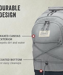 Coleman Backroads 30-Can Soft Cooler Backpack, Leak-Proof Portable Insulated Backpack Cooler, Keeps Contents Cold up to 24Hrs, Built-in Bottle Opener 2